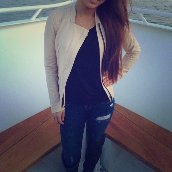 Zara Lambskin Leather Jacket