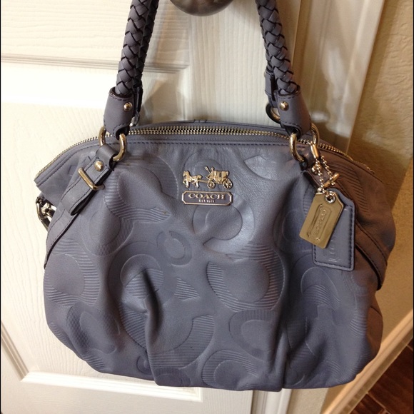 Authentic Purple Coach Purse