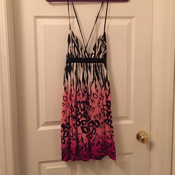 Ombré Animal Print Dress