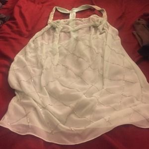 Sheer tank top