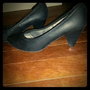 Black low heels