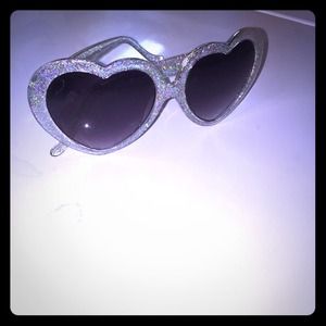 Sparkle Heart Shape Sunglasses