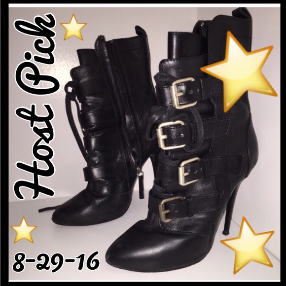 🎉HP👏🏼Giuseppe Zanotti Black leather boot