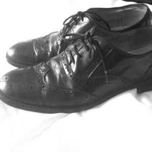 Black Oxford shoes