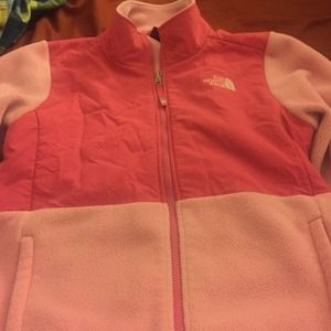 Pink north face