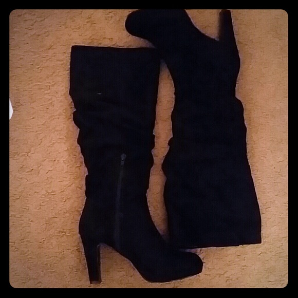 Nine West suede knee boots