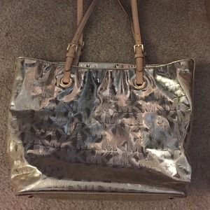 Michael Kors gold handbag