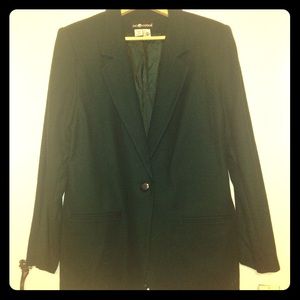 Dark Green Wool Blazer