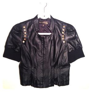 Faux Leather Jacket