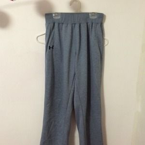 Under armour heather grey sweatpants