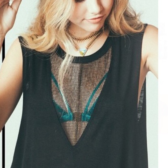 Grey mesh tank from LF