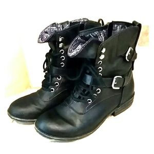 Black Combat Boots