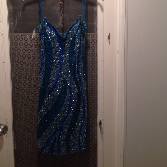 Gorgeous!! Silk and beaded dress