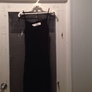 Max studio floor length slip dress