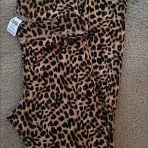 Pink leggins. Used once.. Sold