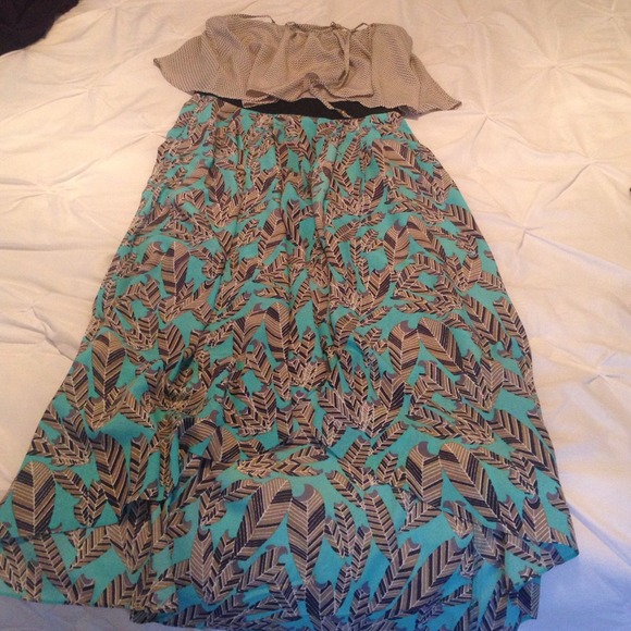 Brand new multi patterned spring/ summer dress.