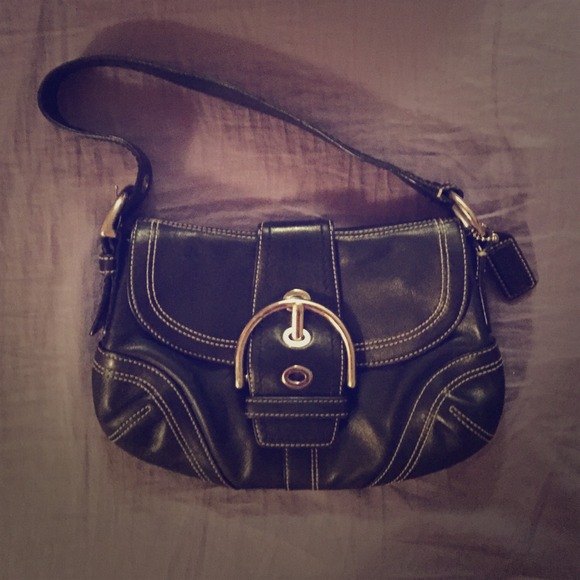 Coach Black Leather Purse