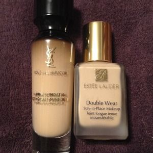 ysl youth liberator & Estée Lauder double wear