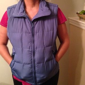 Columbia slate blue tech vest