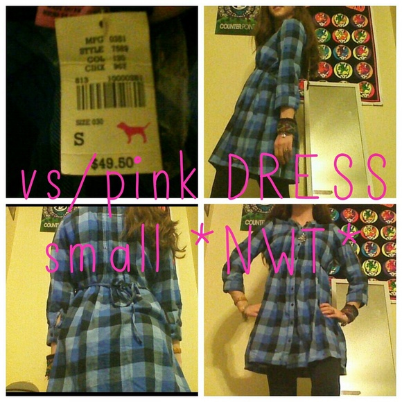NWT* VS PINK DRESS/LONG SHIRT WITH GEMS