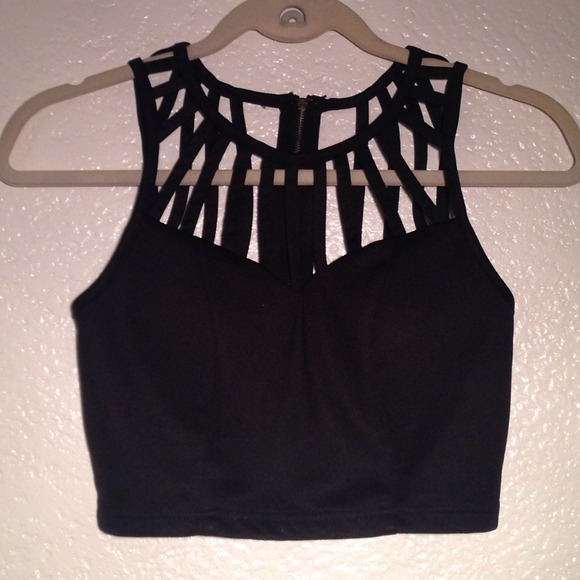 Black Crop Top