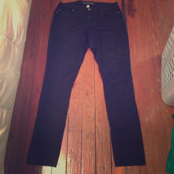 LONG Black Skinny Chino Banana Republic Slacks