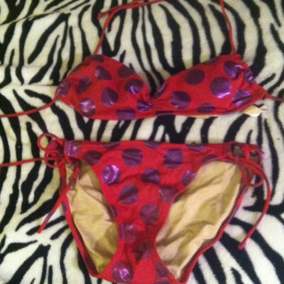 Fushia and purple VS bikini