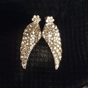 Angel wing earrings