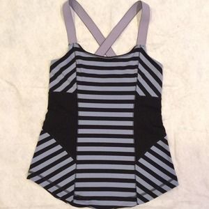 Lululemon Striped Tank sz 6 (runs small like 2-4)