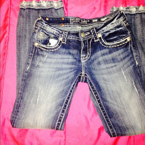 Miss me denim jeans size 26 inseam 29 boot cut!