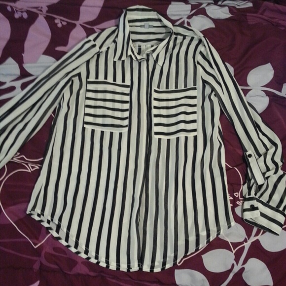Shear dress shirt