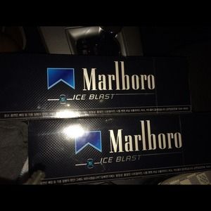 Korean Marlboro ice blast black