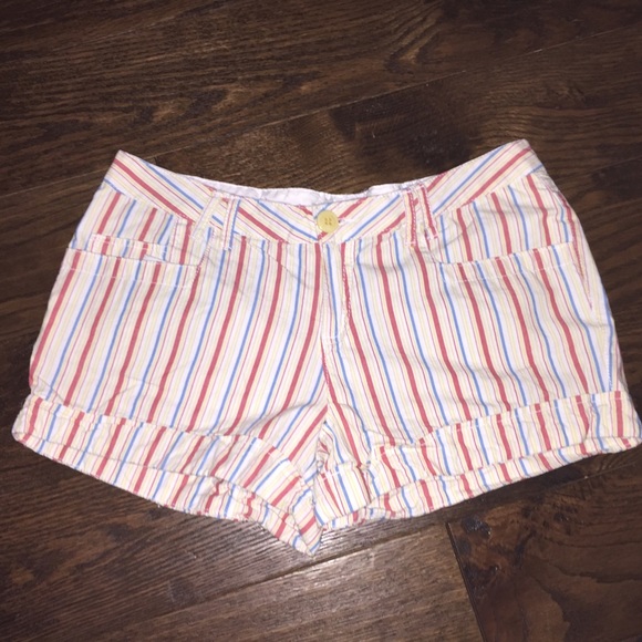Multi colored Striped shorts