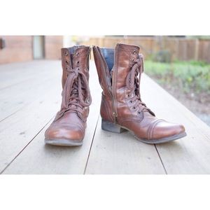 Steve Madden Brown Troopa boots size 7