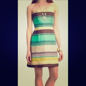 Silk banana republic strapless dress size 0