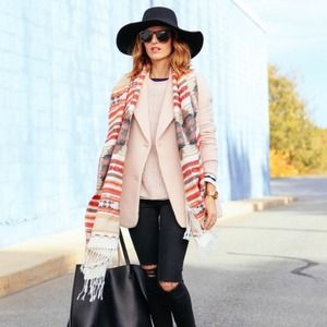 H&M wool wide brim fedora hat