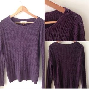 Deep Purple Sweater