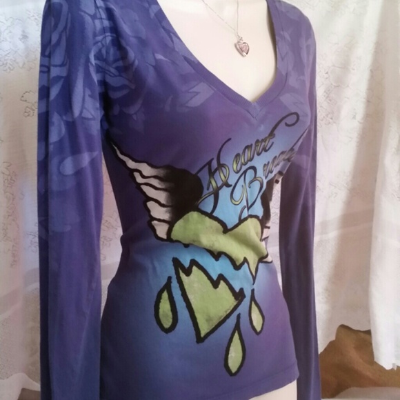 Euc Ed Hardy long sleeve top