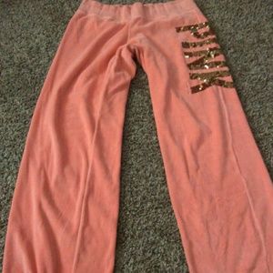 Vs pink soft sweatpants