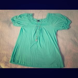 Beautiful mint Nicole Miller top Beautiful mint Nicole Miller top