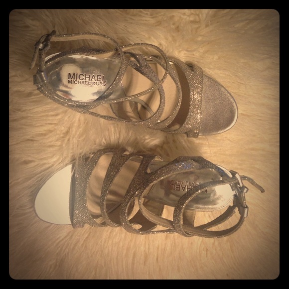 Stunning silver shoes