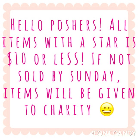 ⭐️ HELLO POSHERS ⭐️