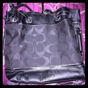 COACH ⚡️SALE ⚡️large black tote