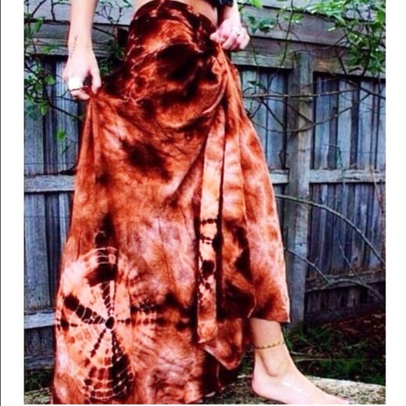 Wanderlust Tiedye wrap skirt