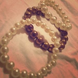 Faux Pearl Bracelets combo
