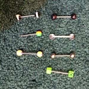 14g barbell-tongue/nipple