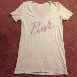 Pink v neck and sports bra for angkos1209!