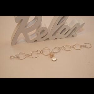 Sterling silver fused chain with fresh water