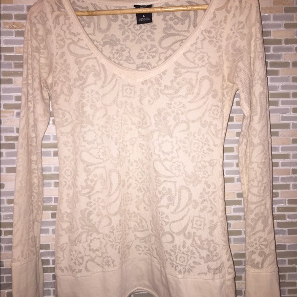 🚫SOLD🚫 see through long sleeve shirt