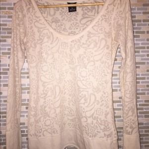 🚫SOLD🚫 see through long sleeve shirt